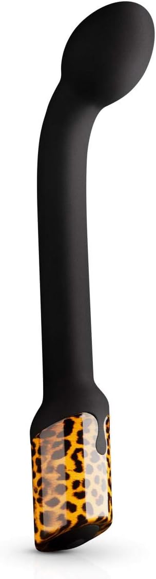 Panthra G-Spot Vibrator Nila - G-Spot Stimulator for Woman - Curved Design and Flexible Material - G- Spot Massager incl. Matching Fanny Pack - Leopard Print Vibrator - Image 3