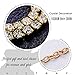 Victray Crystal Leg Chains Body Chain Belly Thigh Chain Summer Beach Fashion Body Jewelry for Women and Girls (Gold)