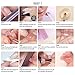 False Nails with Glue Kit - Stiletto Nail Tips 500PCS Clear Half Cover Fake Nails 4PCS Nail Glues 1PC Nail File with Case Press on Nails Kit for Nail Salons and DIY Nail Art,10 Sizes, MODELONES