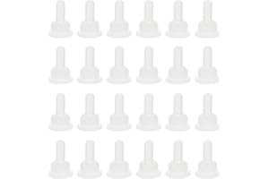Gatuida 40-Pack Silicone Pet Nursing Nipples, Replacement Pacifiers for Small Animals, Bunny and Kitten Feeding Bottle Nipples, and Pet Feeder Nipples