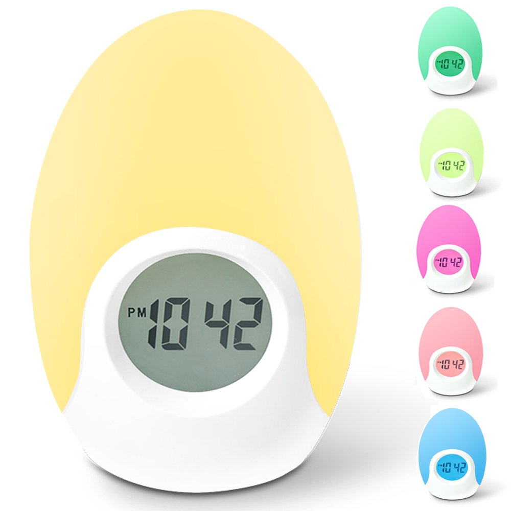 Awakelion Alarm Clock Soft Led Color Changing Night Light Alarm Clock White Buy Online In Saint Lucia At Saintlucia Desertcart Productid 45571852
