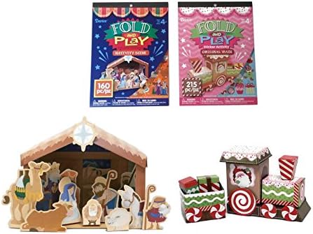 Terra Children Stickers Nativity Chrismas Train Kids Activity Kit