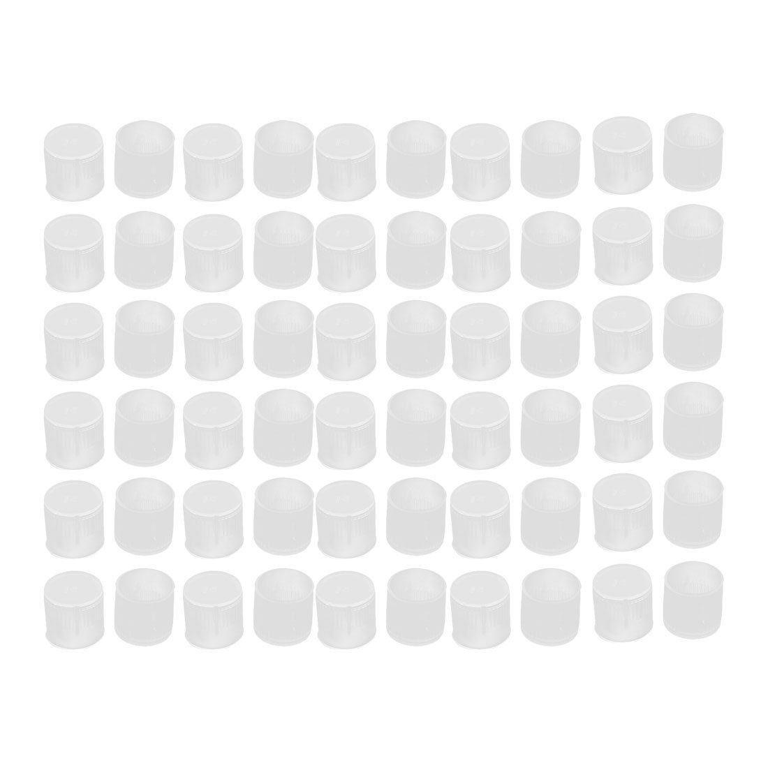 sourcingmap 60Pcs 14mm Inner Dia PE Plastic End Cap Bolt Thread Protector Tube Cover