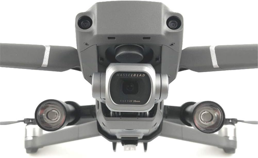 Hooshion Night Lights Flash LED Lamp Kit for DJI Mavic 2 Pro/Zoom Drone Accessories,Night Flight Searching Lighting Kit(Without Batteries)