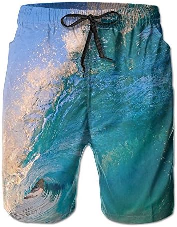 Nature Wave Men's Swim Trunks Shorts Quick Dry With Pockets