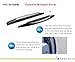 Hypersonic 2 Pcs Set Black Car Door Edge Guard Bumper Protector Molding Trim