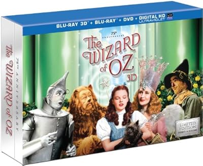 The Wizard of Oz: 75th Anniversary Limited Collector's Edition (Blu-ray 3D / Blu-ray / DVD)