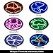 jiayit Plasma Disk Sensor Lighting Plate Home Disco Party Decor Fancy Mini Pocket Plasma Disk