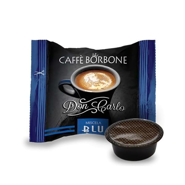 700 Kaffeekapseln Borbone Don Carlo Mischung blau - Kompatibel mit Lavazza A Modo Mio