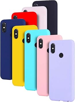 MOSORIS [ 8 Pack Fundas Silicona Xiaomi Redmi Note 5, Carcasa de ...