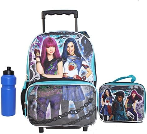 Disney Descendants Rolling Backpack with Lunch Case
