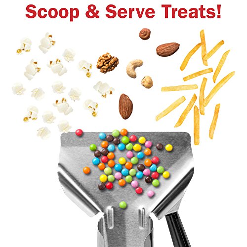4 Stainless+Steel+Popcorn+Scoop+Desserts