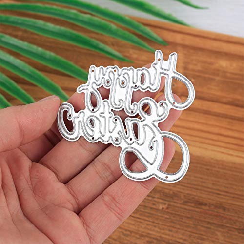 Tanlee 5 Pieces Happy Easter Rabbit Cutting Dies Bunny Metal Embossing Stencils Template for Paper DIY Craft Decoration - Thumbnail 3