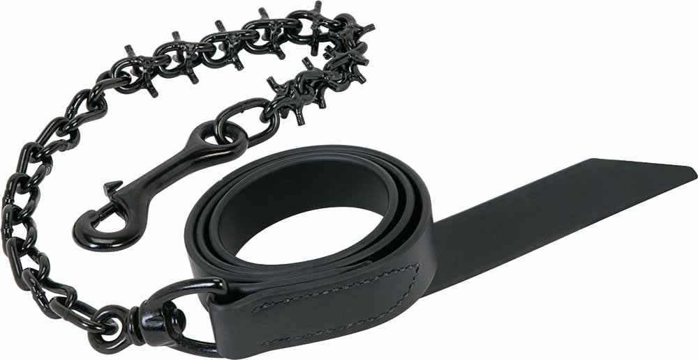 Weaver Leather Livestock Pronged Lead Chain, Black