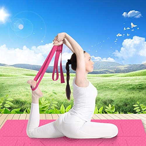 FrenzyBird Eco-Friendly,Reversible,Non-Slip,Double-Sided TPE Yoga Mat with Body Alignment System,Oxford Mat Bag and Strap, Free of PVC and Other Harmful Chemicals, ¼ inch Thick,Ideal for Yogis - Thumbnail 6