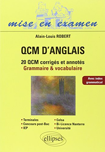 QCM d'anglais