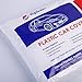 TopSoon Clear Plastic Car Cover with Elastic Band Disposable Car Cover Plastic Auto Cover Waterproof Universal Fit 22-Feet by 12-Feet