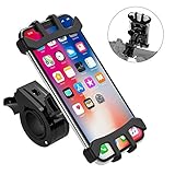 Bike Phone Mount for Motorcycle, Universal Bike Holder Handlebars, 360 Â°Rotatable bikephone case Adjustable Shock Compatible with iPhone Xs, X, 8, 8 Plus, Other 4-6.5 inch Smartphone,GSP (Black)