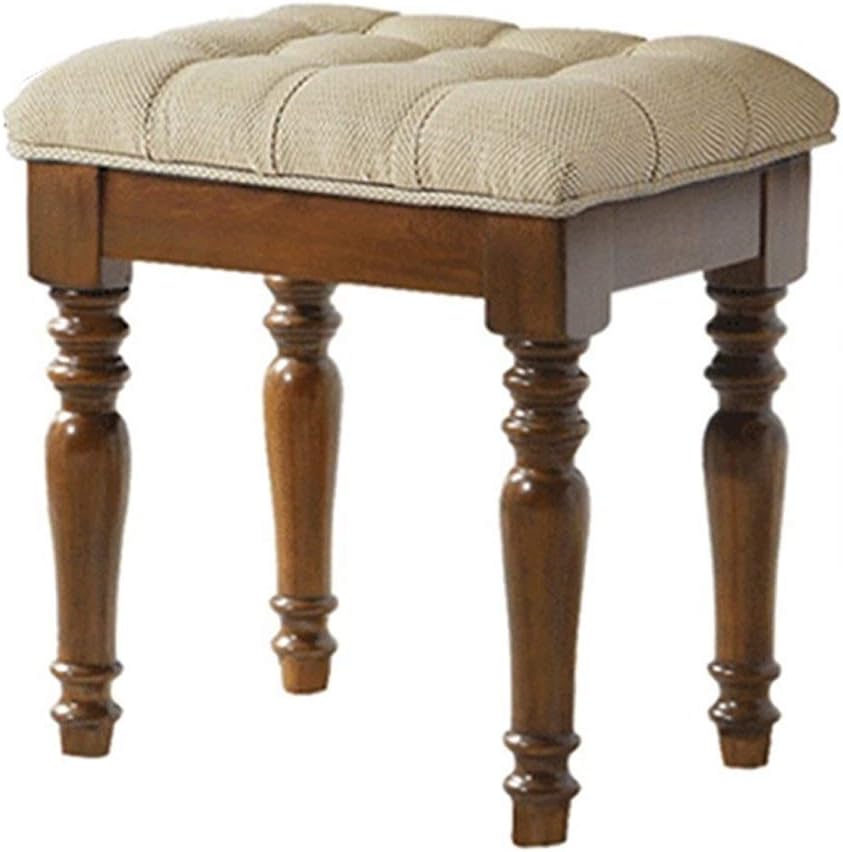 Taburete de Madera Maciza Taburete de Maquillaje Taburete de Piano