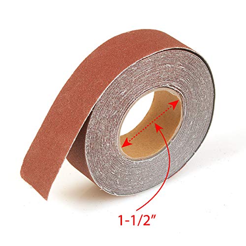 Steel Sandpaper Roll Dispenser with 5 Turners Mesh Abrasive 1 x 20