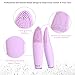 Face Brush, ISIX Waterproof Facial Cleansing Brush, 7 Speed Sonic Face Brush with Thermal Mode for Gentle Exfoliation and Deep Scrubbing