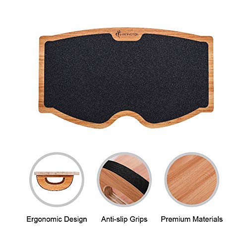 StrongTek Foot Rest Under Desk, Desk Footrest, Rocking Foot Nursing Stool, Rocker Balance Board