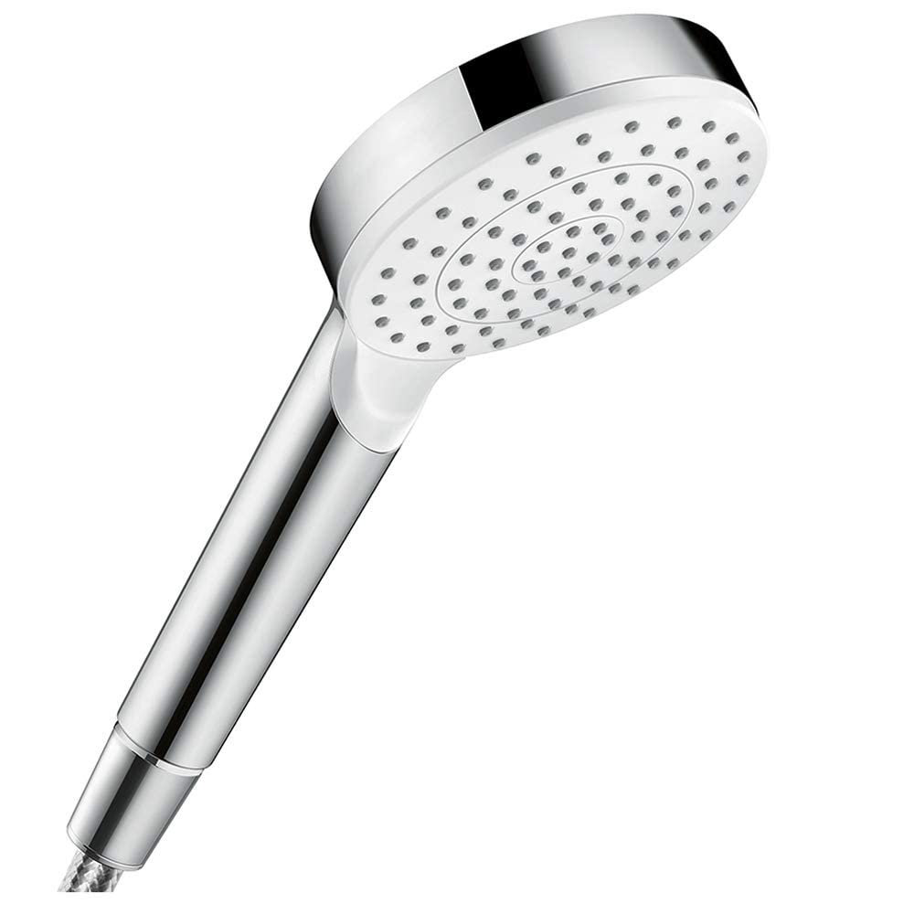 hansgrohe Crometta Hand shower 100 1 spray water-saving 6 l/min, white/chrome, 26334400