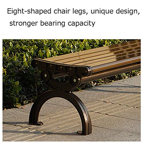 household products Gartenbank aus Aluminiumlegierung im Freien, Ruhesitz mit Rückenlehne und Armlehne… – Bild 8