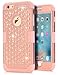 TOPSKY Compatible with iPhone 6 Bling case, iPhone 6s Bling case, [Shock Absorption] Studded Rhinestone Bling High Impact Resistant Defender Case for iPhone 6 and iPhone 6S (Only for 4.7