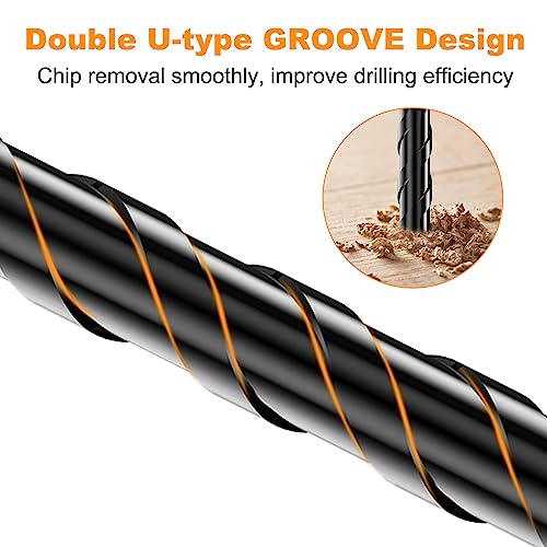 Concrete Drill Bit Set - Masonry Drill Bit, Professional Masonry Drill Bit Set (10PCS) for Concrete/Glass/Brick/Cement/Tile/Wood/Etc, Industrial Strength Carbide Drill Bits Tip, 5/32