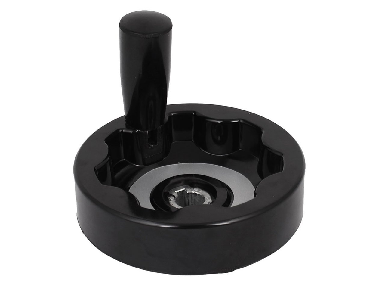 Uxcell 16mm X 150mm Folding Revolving Handle Hand Wheel For Lathe & Grinder Machines