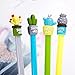 SUPPION 4PC Cartoon Cactus Gel Black Pens Kawaii Pens Cute Office Stationery Student Gift