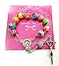 TALISMAN4U Catholic One Decade Auto Rosary 8mm Round Colorful Polymer Beads Virgin Mary Centerpiece Jesus Cross Crucifix