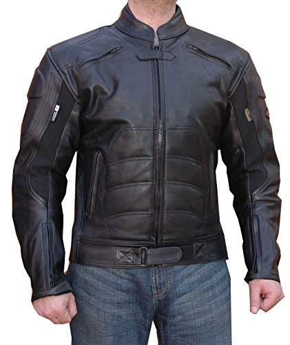 Bat Motorcycle Leather Jacket Racing Riding Jacket