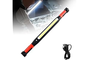 New Magnetic Work Light, Rechargeable Underhood Work Light with Hooks & Magnetic Base, LED Work Light Bar, Under Hood Mechani