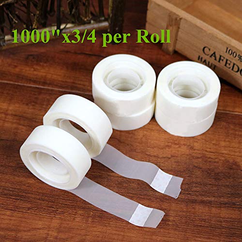 Yizeda 16 Rolls Transparent Tape, Clear Tape, 3/4 X 1000 Inch Invisible Tape, Tape Refill for Office, Home, School