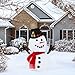 Snowman Kit, Snowman Decorating Kit 15Pcs Snowman Making Kit Winter Party Kids Outdoor Toys Decoration Christmas Holiday Decoration