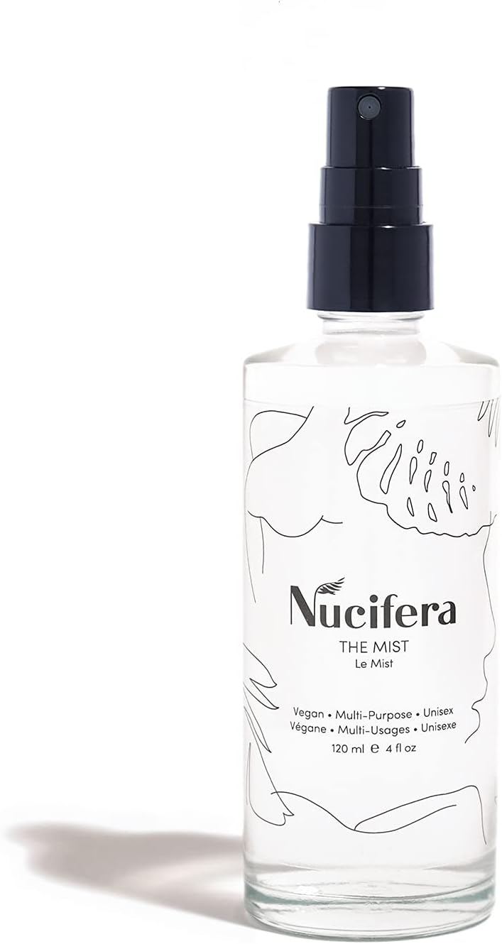 NuciferaThe Mist - Multi Purpose All Natural Plant Based Skincare - Refresh, Hydrate, Cleanse and Tone - Face, Body, Hair, Home and more - Cruelty Free - 4oz
