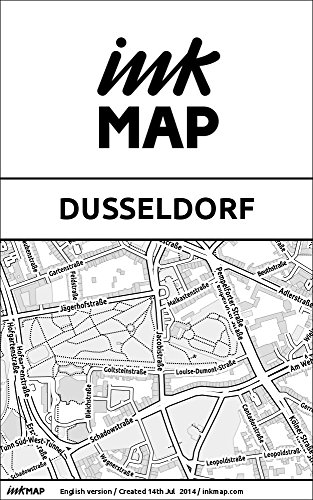 Dusseldorf Inkmap - maps for eReaders, sightseeing, museums, going out, hotels (English)