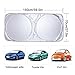 mixigoo Car Windshield Sun Shade - Car Sun Visor UV Protector Foldable Sunshade for Car SUV Trucks Minivans Blocks UV Rays Keep Your Vehicle Cool