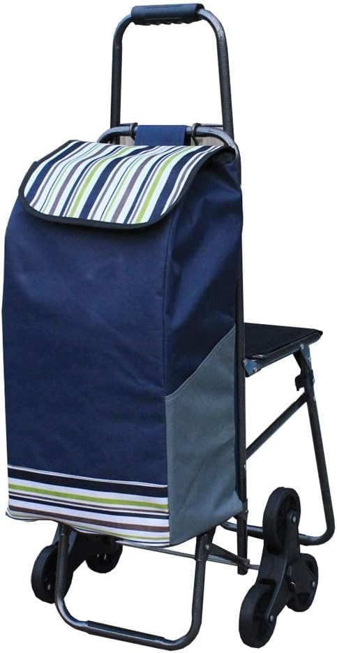 PanYFDD Mayores Subir escaleras Cesta de la Compra Plegable portátil de