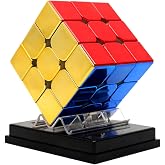 HELLOCUBE Cyclone Boys 3x3 Speed Cube Magnetic Reflective Mirror,Stickerless Magic Cube