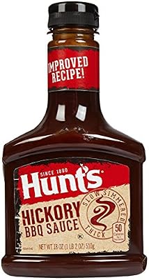 Hunt's hckory bbq sce 18floz (027000609040)