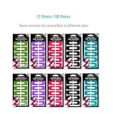 BTArtbox 10 Pack 100 Piece PVC Peel Off Sticker Tape Cuticle Protector for Nail Painting, Stamping, French Design