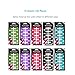 BTArtbox 10 Pack 100 Piece PVC Peel Off Sticker Tape Cuticle Protector for Nail Painting, Stamping, French Design