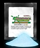 Glominex AD235 Glow in the Dark Pigment 1 Ounce - Invisible Day Blue
