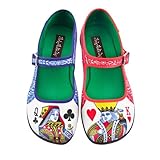 Hot Chocolate Design Chocolaticas Lady Poker Women's Mary Jane Flat Multicoloured US Size: 9
