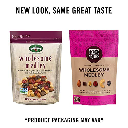 image for Second Nature Wholesome Medley Trail Mix - Healthy Snack Blend - Glute