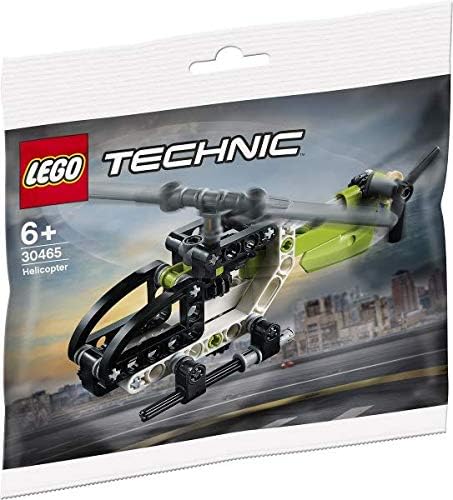 LEGO Technic Helicopter Polybag Set 30465 (Bagged), Black/Green/White
