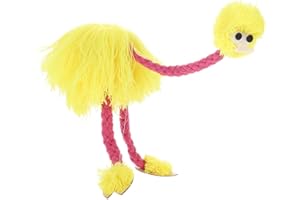 TOYANDONA Furry Ostrich Marionette Puppet for Interactive String Puppet Show Prop Educational Play Design for Imaginative Theater Fun